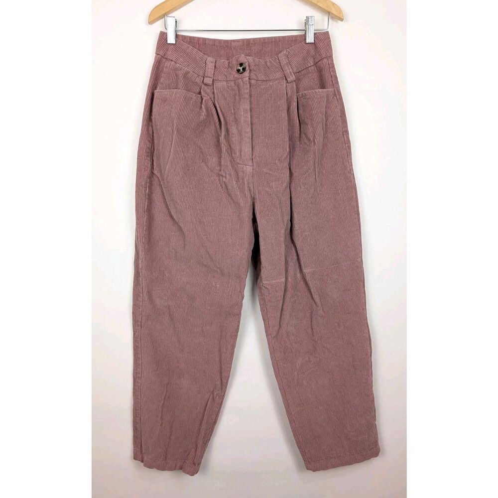 Amazon Basics WOMEN’S Medium corduroy straight pants blush pink casual